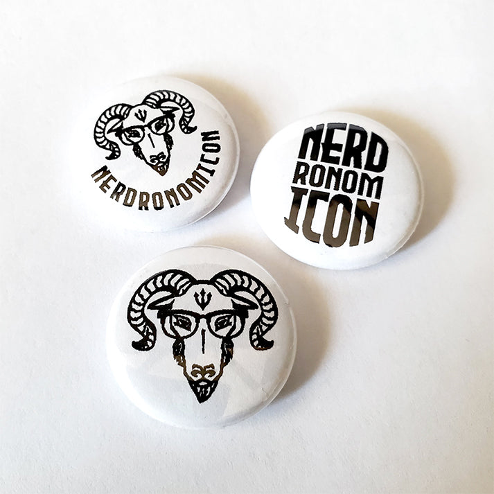 Nerdronomicon Pin Set